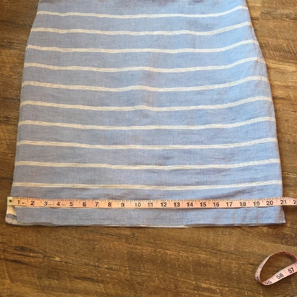 Talbots Blue And White Striped Dress With Pockets Women's Size 8 Petite - Picture 11 of 13